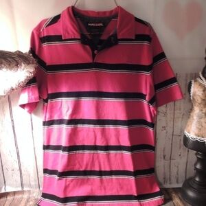 Tony Hawk polo rugby stripe shirt boys large